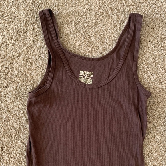 Mossimo Supply Co. Ribbed Tank Top in Brown - Picture 4 of 7